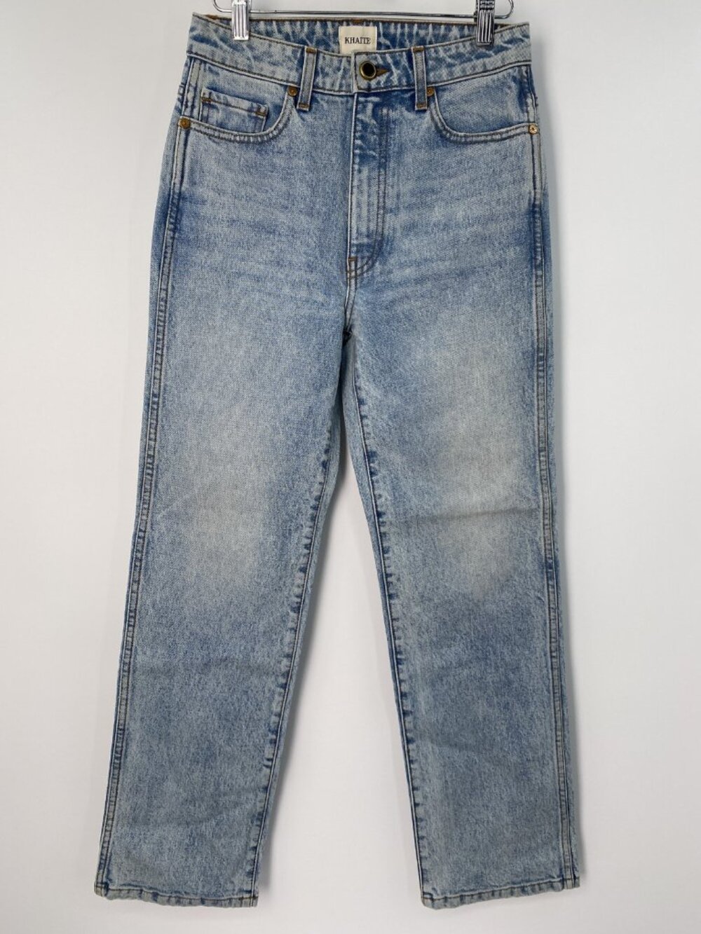 Khaite Womens Jean Bryce Blue Size 25 Abigail Stretch High Rise Denim *PREOWNED*